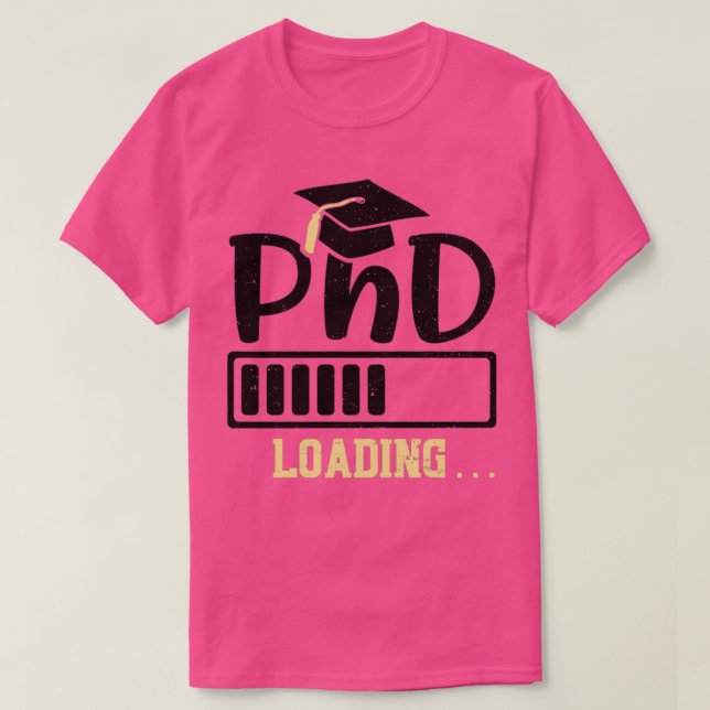 Camiseta Graduación de carga de doctorado (Diseño del anverso)
