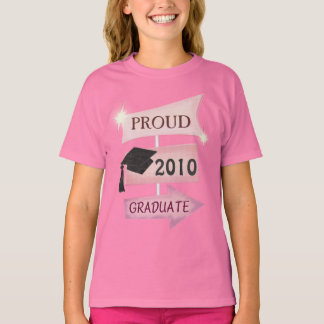 Camiseta Graduación de Chica retro de año personalizado