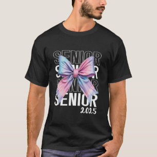 Camiseta Graduación de Coquette Bow Senior 2025 Class of 20