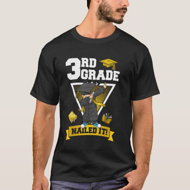 Camiseta Graduación de Dabbing Niño de 3º Grado, Clases O