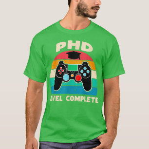 Camiseta Graduación de doctorado completa para el nivel de 