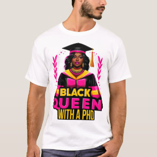 Camiseta Graduación de doctorado de la Reina Negra