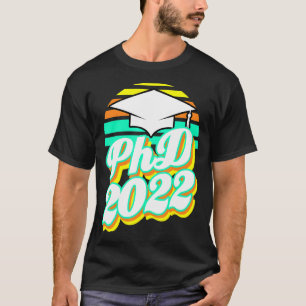 Camiseta Graduación de doctorado en doctorado 2022 Retro