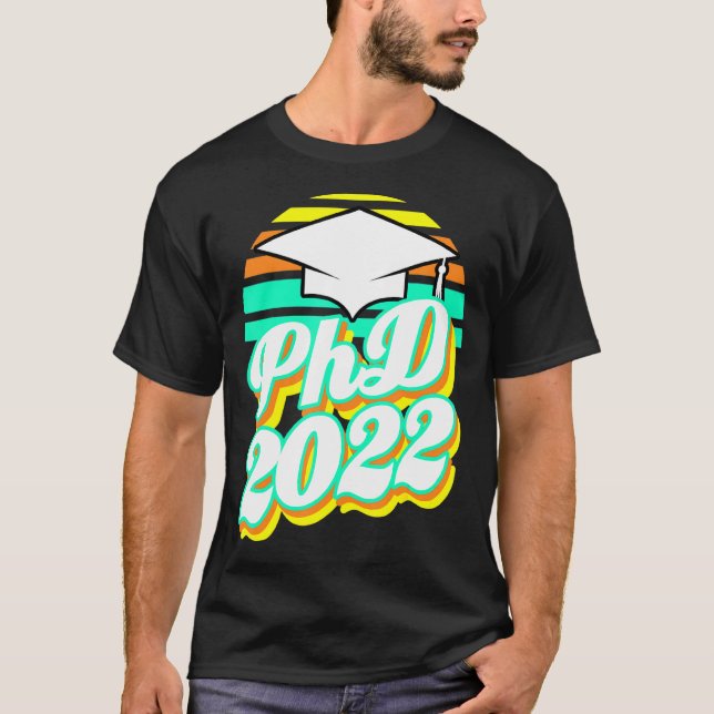 Camiseta Graduación de doctorado en doctorado 2022 Retro (Anverso)