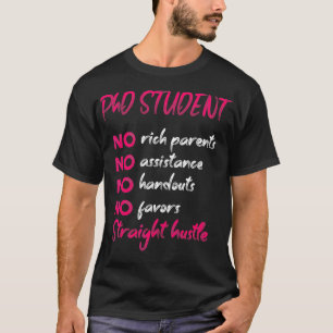 Camiseta Graduación de doctorado en tesis de doctorado par