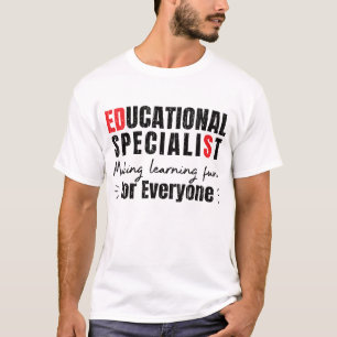 Camiseta Graduación de especialista en educación