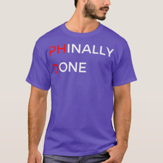 Camiseta Graduación de estudiante de doctorado de posgrado