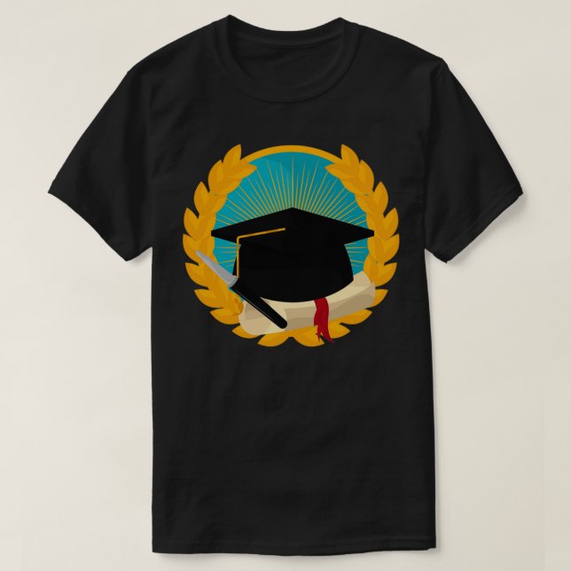 Camiseta Graduación de estudiante de doctorado para supervi (Diseño del anverso)