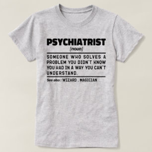 Camiseta Graduación de estudiante psiquiatra moderna