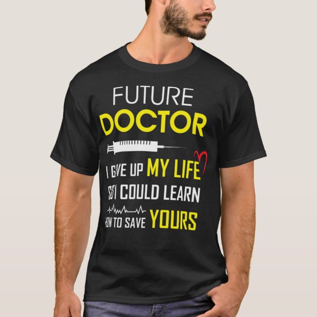 Camiseta Graduación de Facultad de Medicina Regalos médica  (Anverso)