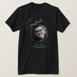 Camiseta Graduación de foto de graduados en blanco y negro