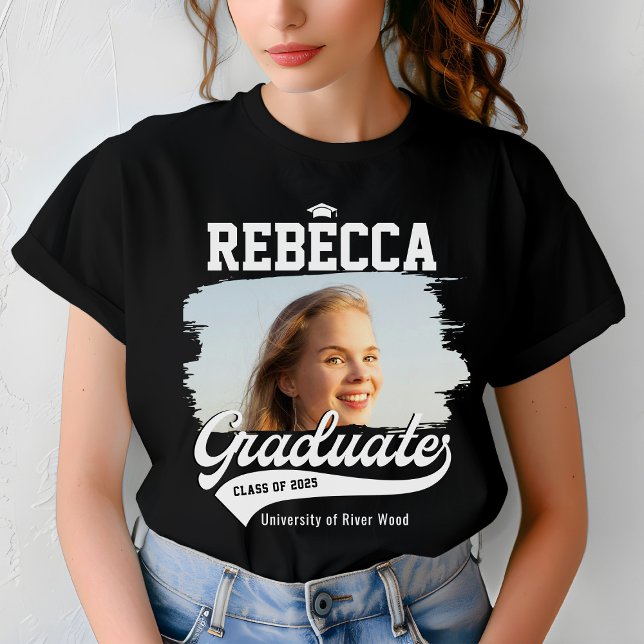 Camiseta Graduación de fotografía de graduados universitari (Subido por el creador)