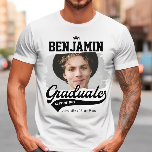 Camiseta Graduación de fotografía de graduados universitari (Subido por el creador)