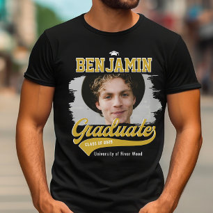 Camiseta Graduación de fotografía de graduados universitari