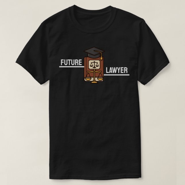 Camiseta Graduación de Futuro Abogado  (Diseño del anverso)