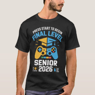 Camiseta Graduación de Gamer Senior 2026