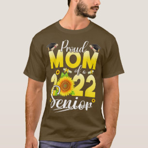 Camiseta Graduación De Girasol Orgullosa Madre De Una Clase