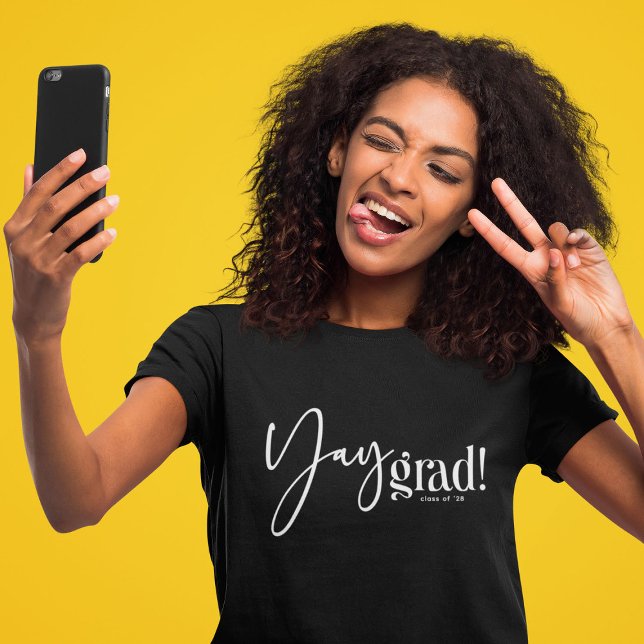 Camiseta Graduación de grado de Yay moderno (Subido por el creador)