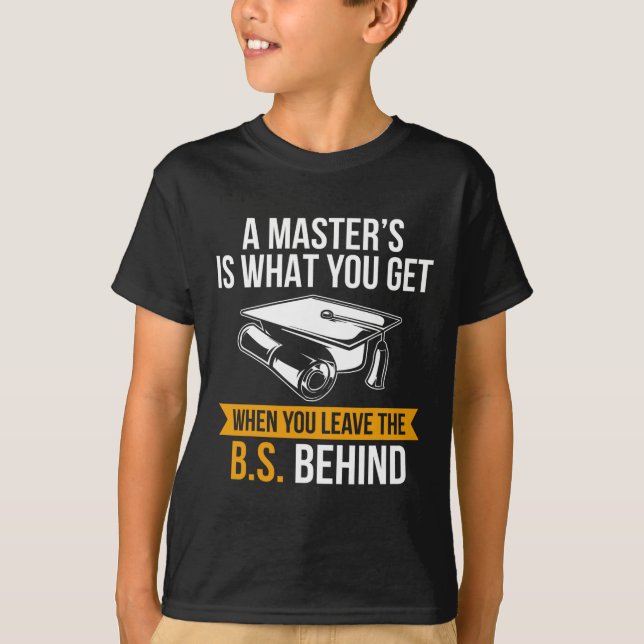 Camiseta Graduación de grado Mba Masters (Anverso)