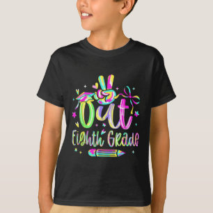 Camiseta Graduación De Grado Octavo Cl De Peace Out De 2025