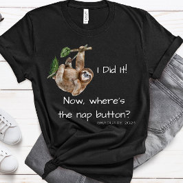 Camiseta Graduación de Graduado de la Universidad Escolar S