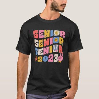 Camiseta Graduación De Groovy Senior 2023 De Vuelta A La Cl