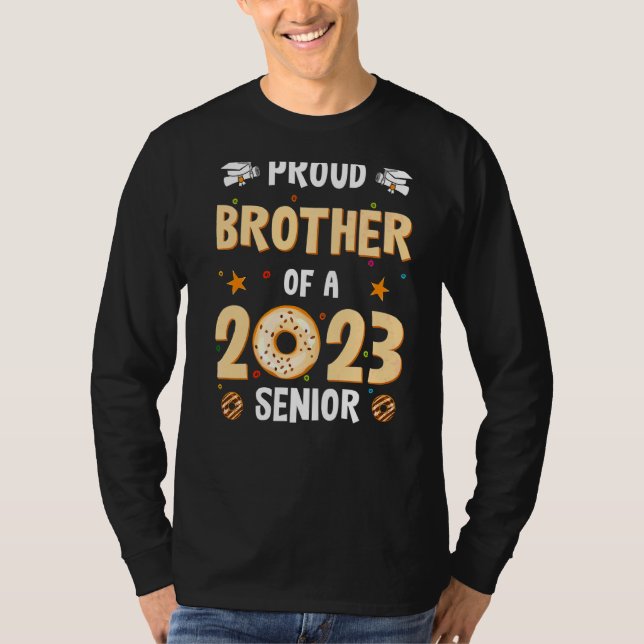 Camiseta Graduación De Hermano Masculino De Gradu Superior  (Anverso)
