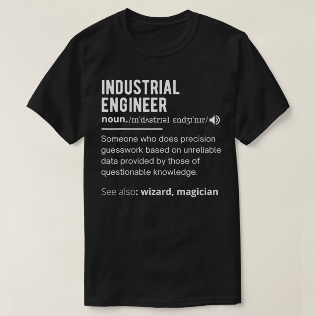 Camiseta Graduación de Ingeniero Industrial para Ret Indust (Diseño del anverso)