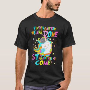 Camiseta Graduación de jardines de infancia Cara de unicorn