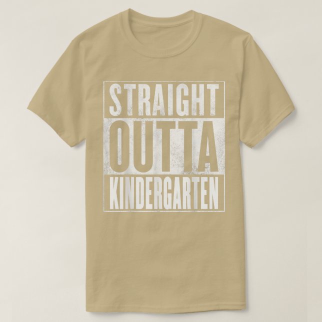 Camiseta Graduación de jardines de infancia - Straight Outt (Diseño del anverso)
