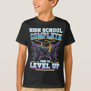 Camiseta Graduación de Juegos de Escuela Secundaria Complet