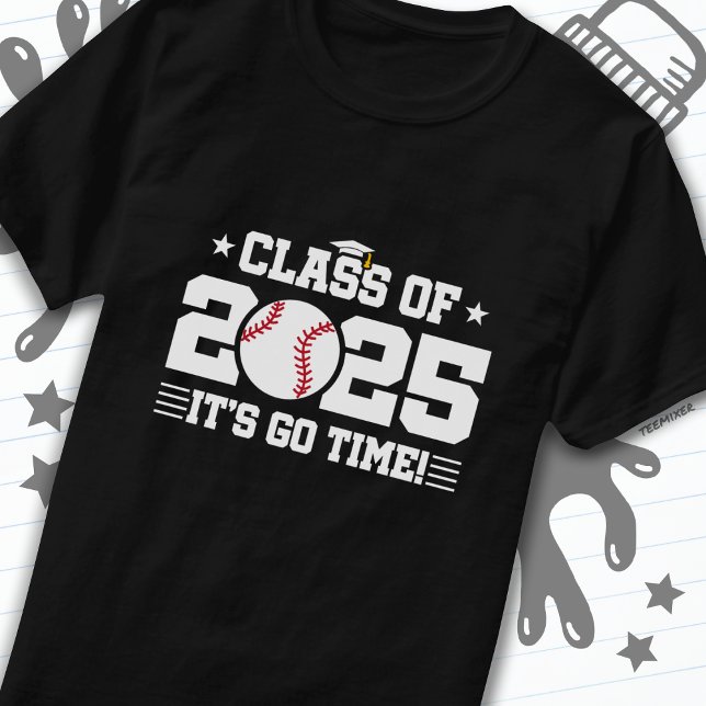 Camiseta Graduación de jugador de béisbol de 2025 Senior (Subido por el creador)