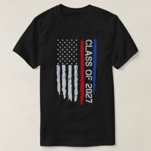 Camiseta Graduación De La Bandera Estadounidense Superior 2