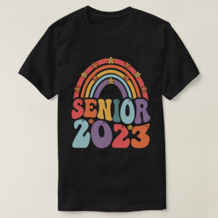 Camiseta Graduación De La Clase Boho Rainbow En 2023