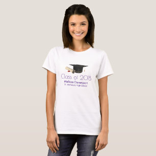 Camiseta Graduación de la clase Cap y Diploma de 20XX