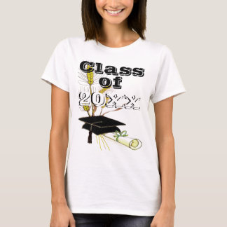 Camiseta Graduación de la clase de con gota de graduación y