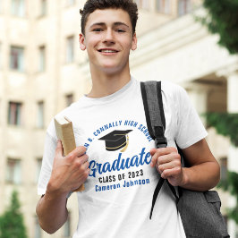 Camiseta Graduación de la Escuela de Personalizado de Gradu