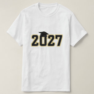 Camiseta Graduación de la promoción 2027 de Letterman