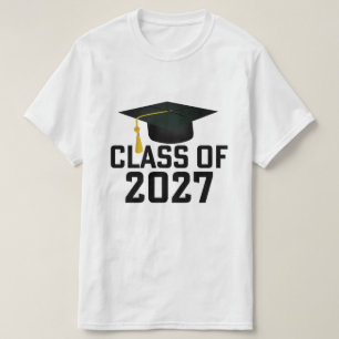 Camiseta Graduación de la promoción 2027 de Letterman