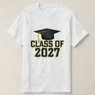 Camiseta Graduación de la promoción 2027 de Letterman