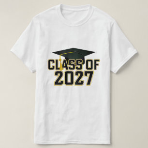 Camiseta Graduación de la promoción 2027 de Letterman