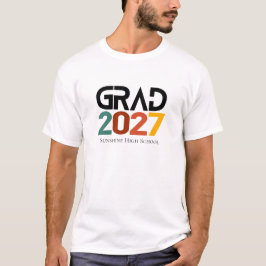 Camiseta Graduación de la promoción de 2027 Retro Vintage M