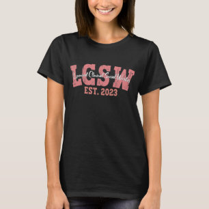 Camiseta Graduación de LCSW 2023, trabajo social clínico co