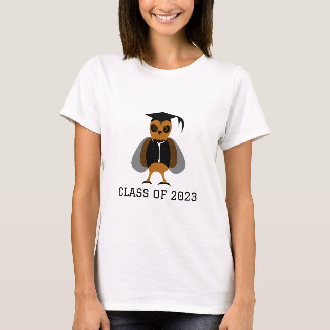 Camiseta Graduación de Lechuza (Anverso)