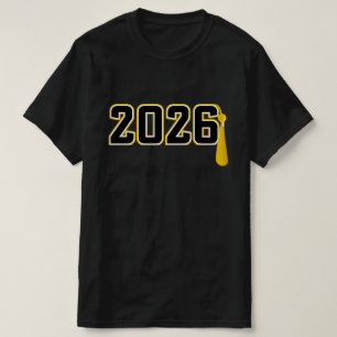 Camiseta Graduación de Letterman Clase 2026