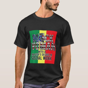 Camiseta Graduación de Maestría en Bandera de Obra Social M