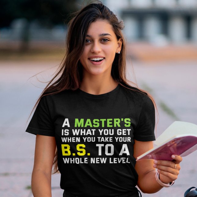 Camiseta Graduación de maestría para divertida graduación d (Subido por el creador)