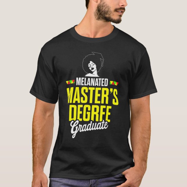 Camiseta Graduación de máster de Reina Negra 5 (Anverso)