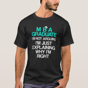 Camiseta Graduación de MBA Student Business Degree