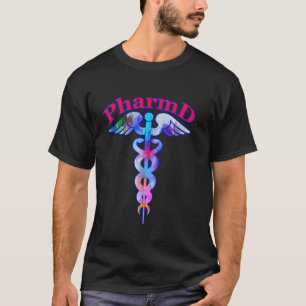 Camiseta Graduación de PharmD Doctor en Farmacia Caduceo Me